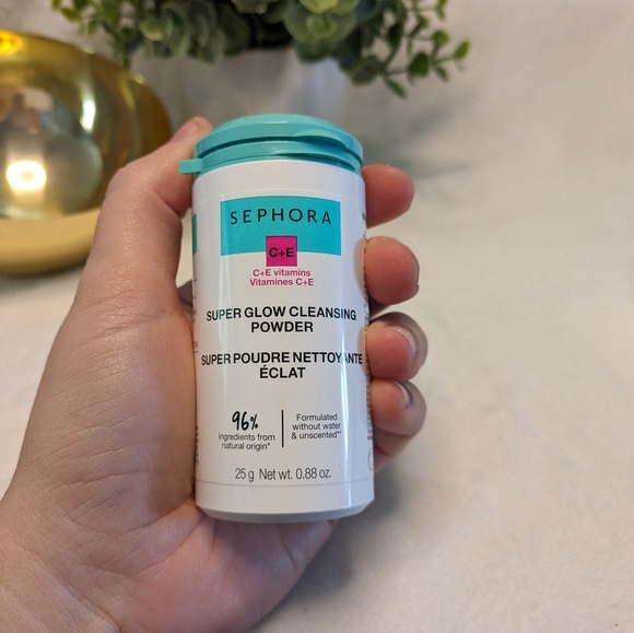 🌸 TSA Travel No-Liquid Sephora Collection Super Glow Cleansing Powder C+E - Picture 2 of 14